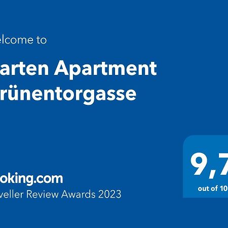 Garten Apartment Grunentorgasse Vienna Esterno foto
